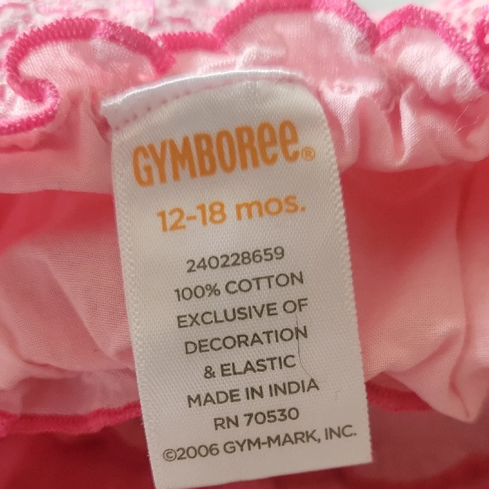 Gymboree Pink Ruffled Tiered Skirt Sz 12-18M